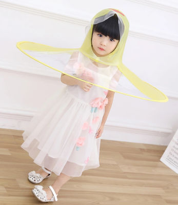 Waterproof Reusable Plastic Children Foldable Raincoat 90cm Height