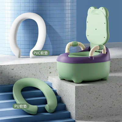 Toddler Potty Training PU TPR Foldable Potty Seat For Toilet